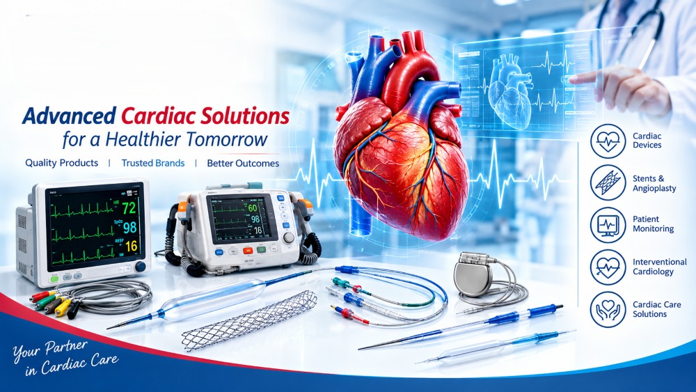 Cardiology and CathLab Medical Products - Stents, Catheters, Guide Wires